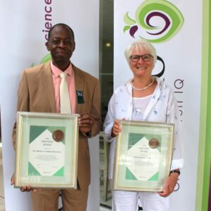 Dr Mono Mashaba Prof Karen Theron With Awards Web