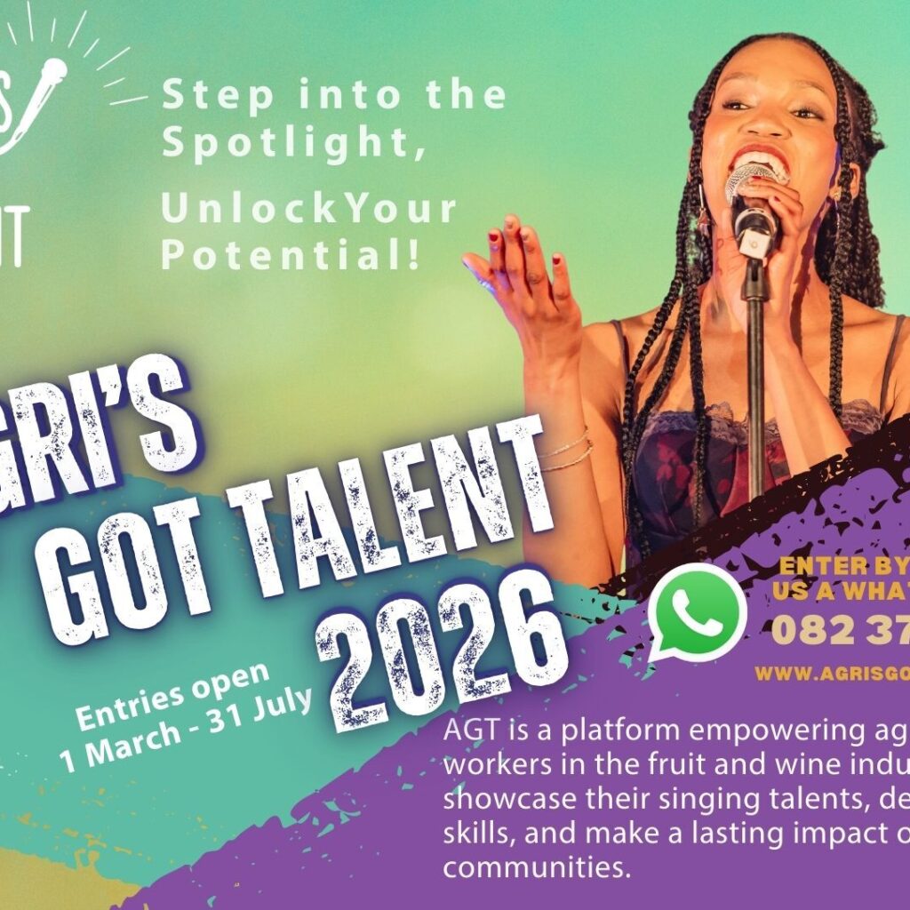 Agri's Got Talent Poster 2026 Hortgro Newsletter