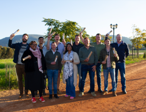 The previous young leader group recently received their diplomas; amongst them are the new Provar CEO, Tristan Dorfling at the back on the left and Richard Hutton-Squire at the back on the right Western Cape Young Farmer of the Year